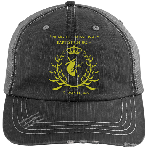 Springhill Distressed Unstructured Trucker Cap